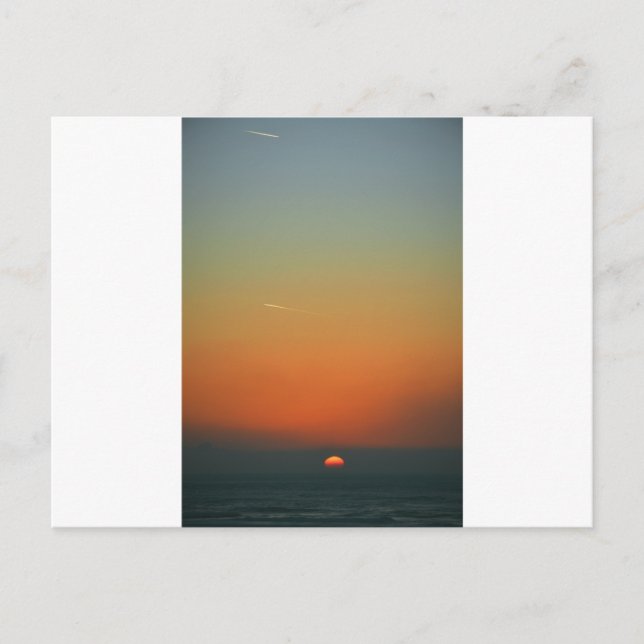 Amerikansk solnedgång (34) vykort (Framsida)