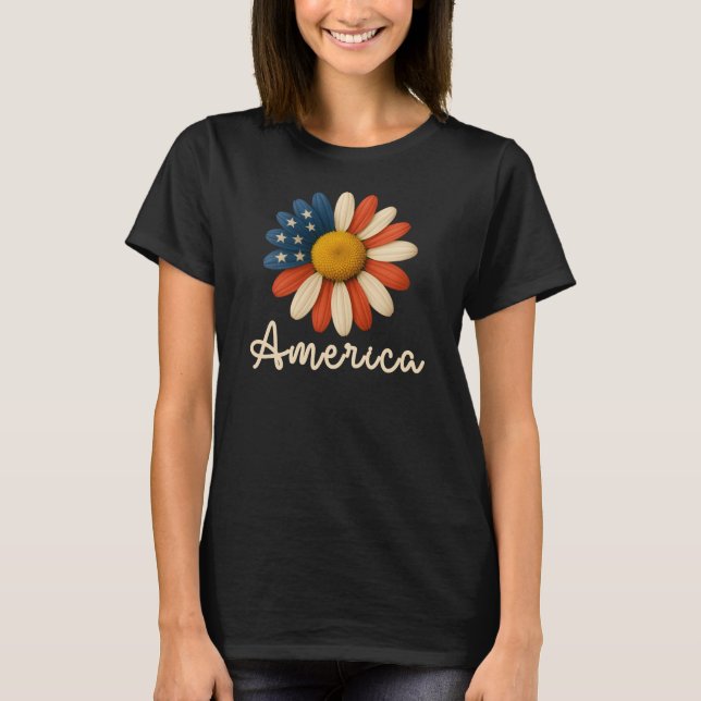 Amerikansk solros, 4:e juli t shirt (Framsida)