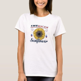 Amerikansk solros Womens Tshirt T Shirt