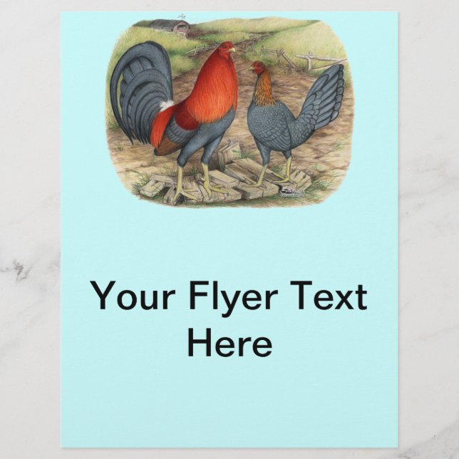  amerikansk spelblå reklamblad (Framsidan)