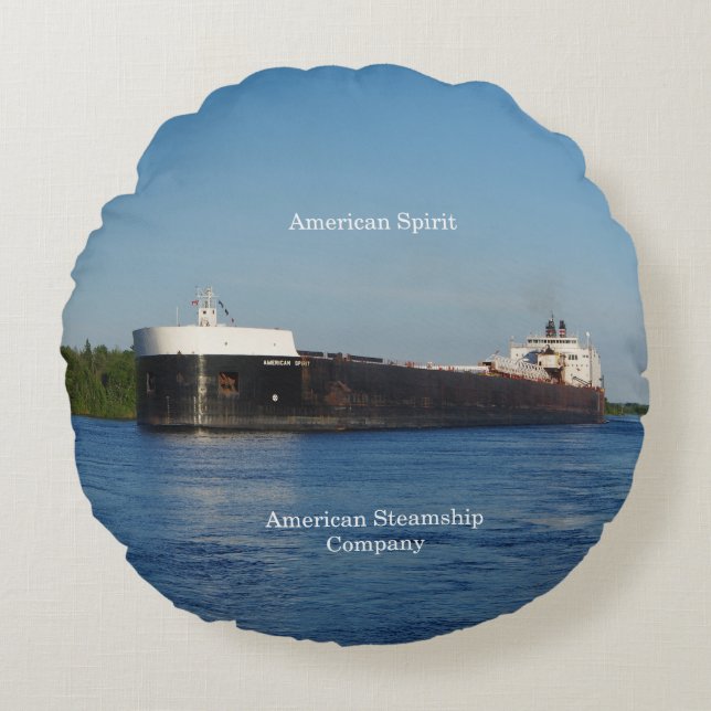 Amerikansk Spirit fyrkantig kudde (Framsidan)