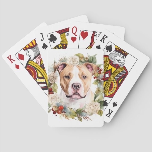 Amerikansk Stafford-jul-årsjuvel Casinokort (Baksidan)