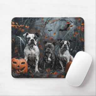Amerikansk Staffordshire Halloween Natt Valp Musmatta