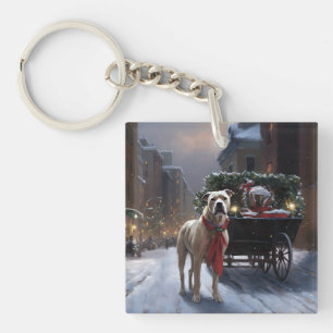 Amerikansk Staffordshire Julfirande Säsong