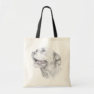Amerikansk Staffordshire Lab Boxer Art Totebag Tygkasse