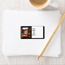 AMERIKANSK STAFFORDSHIRE TERRIER ADRESSETIKETT