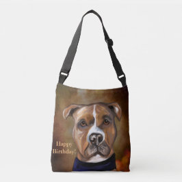 AMERIKANSK STAFFORDSHIRE TERRIER AXELVÄSKA