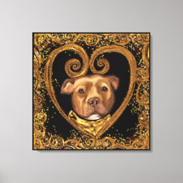 AMERIKANSK STAFFORDSHIRE TERRIER CANVASTRYCK