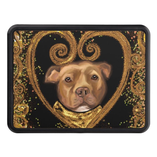 AMERIKANSK STAFFORDSHIRE TERRIER DRAGKROKSSKYDD (Framsidan)