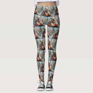 Amerikansk Staffordshire Terrier Jul Leggings