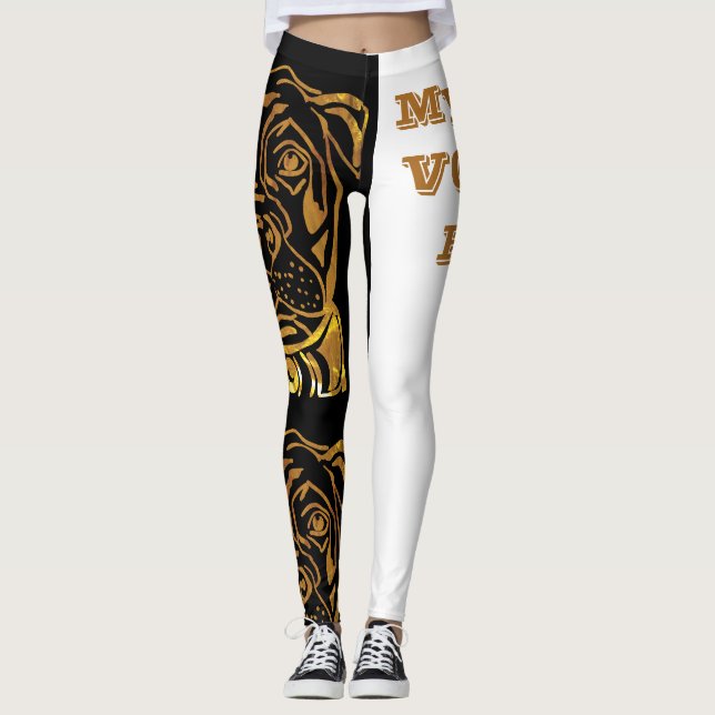 AMERIKANSK STAFFORDSHIRE TERRIER LEGGINGS (Framsida)