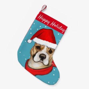 AMERIKANSK STAFFORDSHIRE TERRIER LITEN JULSTRUMPA