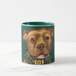 AMERIKANSK STAFFORDSHIRE TERRIER MUGG