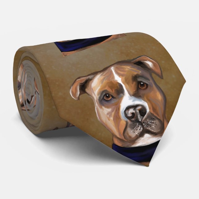 AMERIKANSK STAFFORDSHIRE TERRIER SLIPS (Rullad)