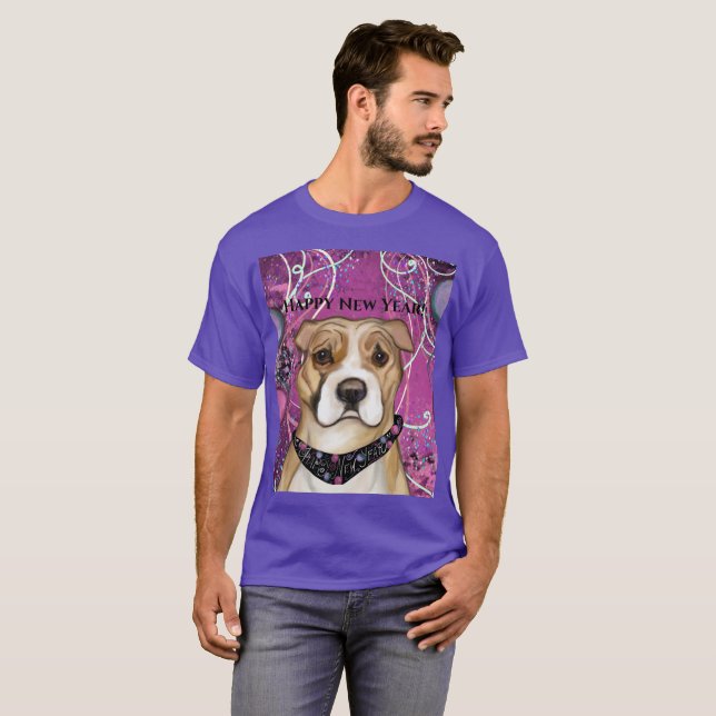 AMERIKANSK STAFFORDSHIRE TERRIER T SHIRT (Hel framsida)