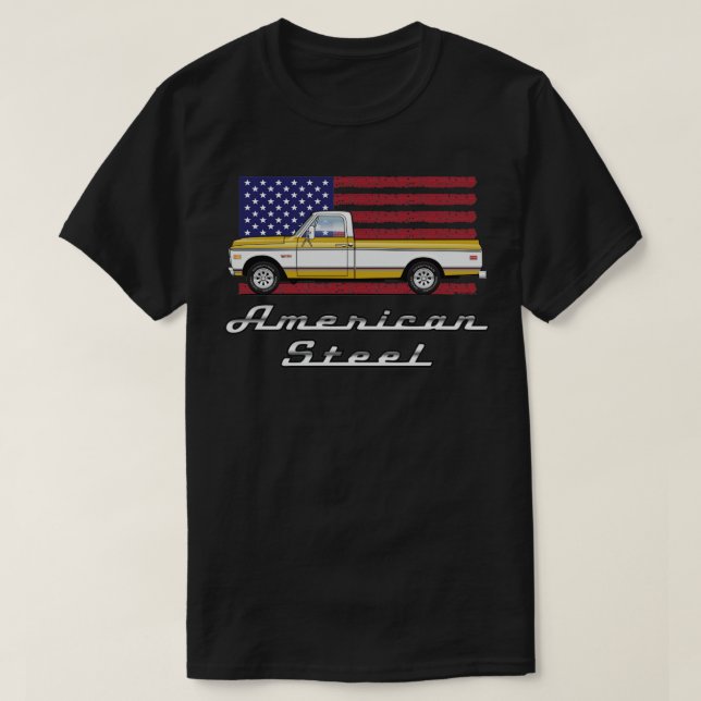 Amerikansk stål2 t shirt (Design framsida)