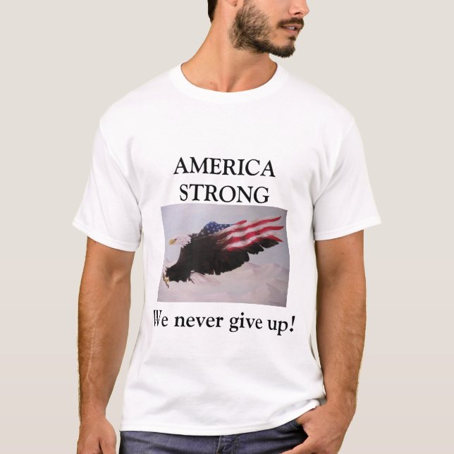 AMERIKANSK STARK T SHIRT (Framsida)