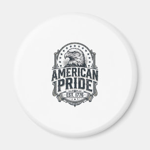 Amerikansk stolthet Eagle Vintage Patriotisk skjor Magnet