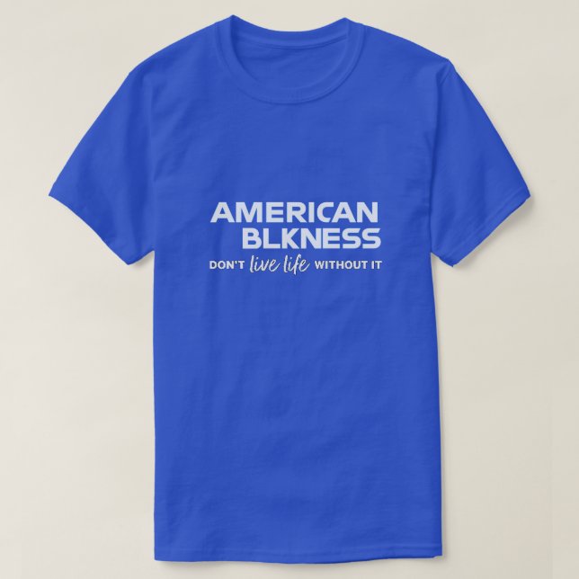 Amerikansk svart T-Shirt (Design framsida)
