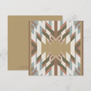 Amerikansk sydvästlig ökenfärg inspirerad design kort