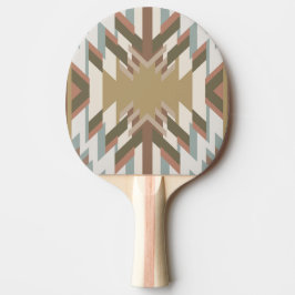 Amerikansk sydvästlig ökenfärg inspirerad design pingisracket