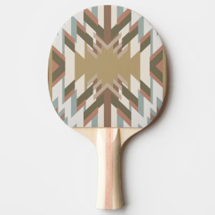 Amerikansk sydvästlig ökenfärg inspirerad design pingisracket