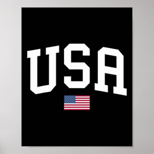 Amerikansk T-shirt Kvinnor Män Barn Patriotisk Ame Poster