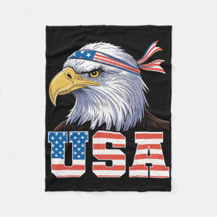 Amerikansk T Tröja Amerikansk Flagga Män Kvinnor B Fleecefilt