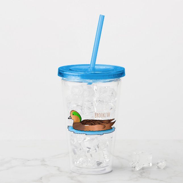 Amerikansk tecknad för hönshönor take away mugg (Baksida Ice)