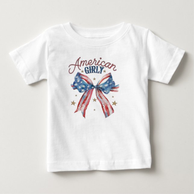 Amerikansk Tjejig T Shirt (Framsida)