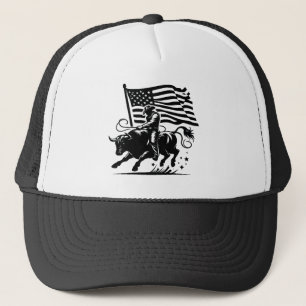 Amerikansk tjurryttare Rodeo Keps