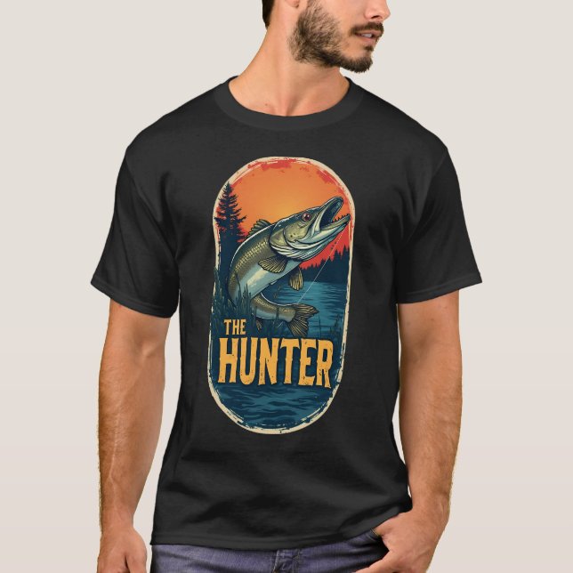 Amerikansk tonfisk stjärnor och ränder t shirt (Framsida)