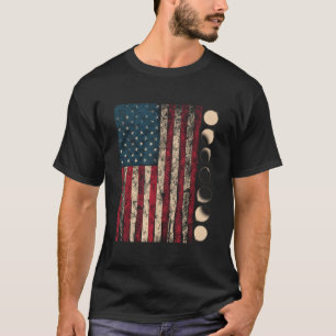 Amerikansk total solförmörkelse Totalitetsfaser As T Shirt
