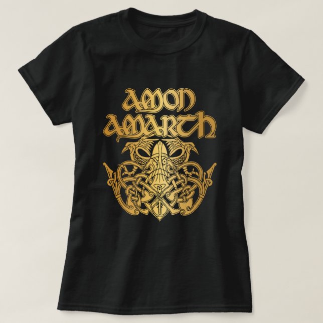 Amerikansk Tour Amon Amarth Fläkt-formgivning T Shirt (Design framsida)