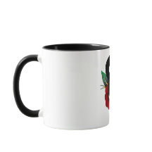 Amerikansk traditionell tattoblomma Kettlebell