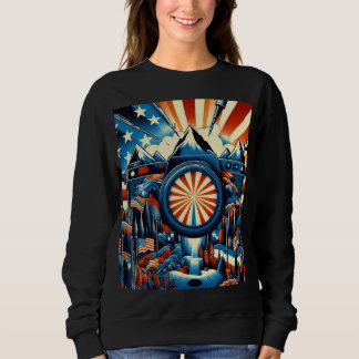 Amerikansk Trend Hoodie – Casual Street Style Svet T Shirt