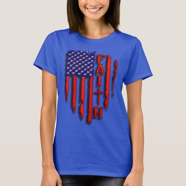 Amerikansk tro t shirt (Framsida)