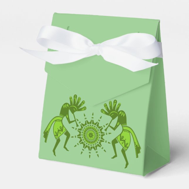 Amerikansk ursprungskultur - Sol Dancing Kokopelli Presentaskar (Framsidan Sidan)