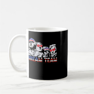 Amerikansk Usa Flagga Drömmlag Roligt Patriotiskt Kaffemugg