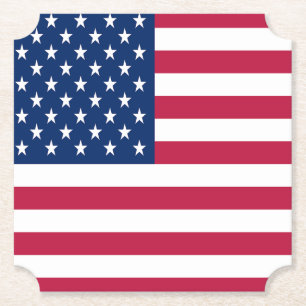 Amerikansk USA Flagga Stolthet Design-76353 Underlägg Papper