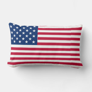 Amerikansk USA Flagga Stolthet Design Lumbarkudde