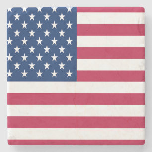 Amerikansk USA Flagga Stolthet Design Stenunderlägg