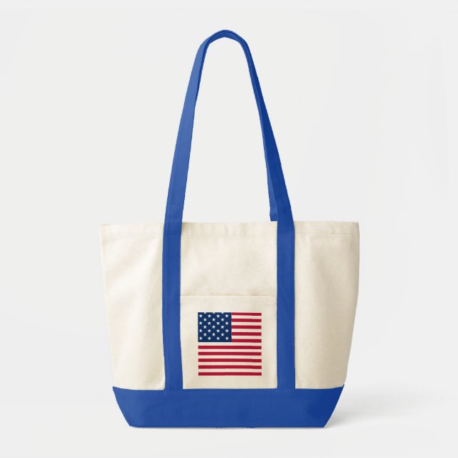 Amerikansk USA Flagga Stolthet Design Tygkasse (Framsidan)