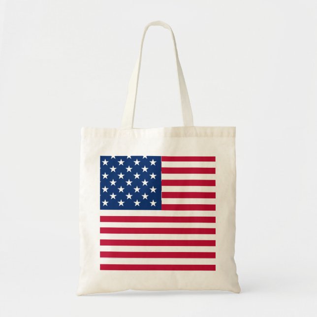 Amerikansk USA Flagga Stolthet Design Tygkasse (Framsidan)