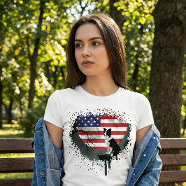 Amerikansk vakthund - Border collie Lång Ärmad Tröja