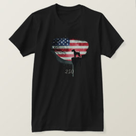 Amerikansk vakthund - Irländsk terrier t-shirt