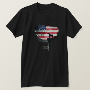 Amerikansk vakthund - Irländsk terrier t-shirt