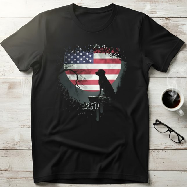 Amerikansk Vakthund - Labrador Retriever T-Shirt (Skapare uppladdad)