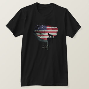 Amerikansk vakthund - Tysk Schäferhund T-Shirt