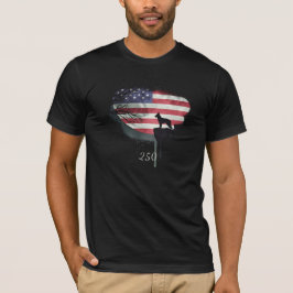 Amerikansk vakthund - Tysk Schäferhund T-Shirt